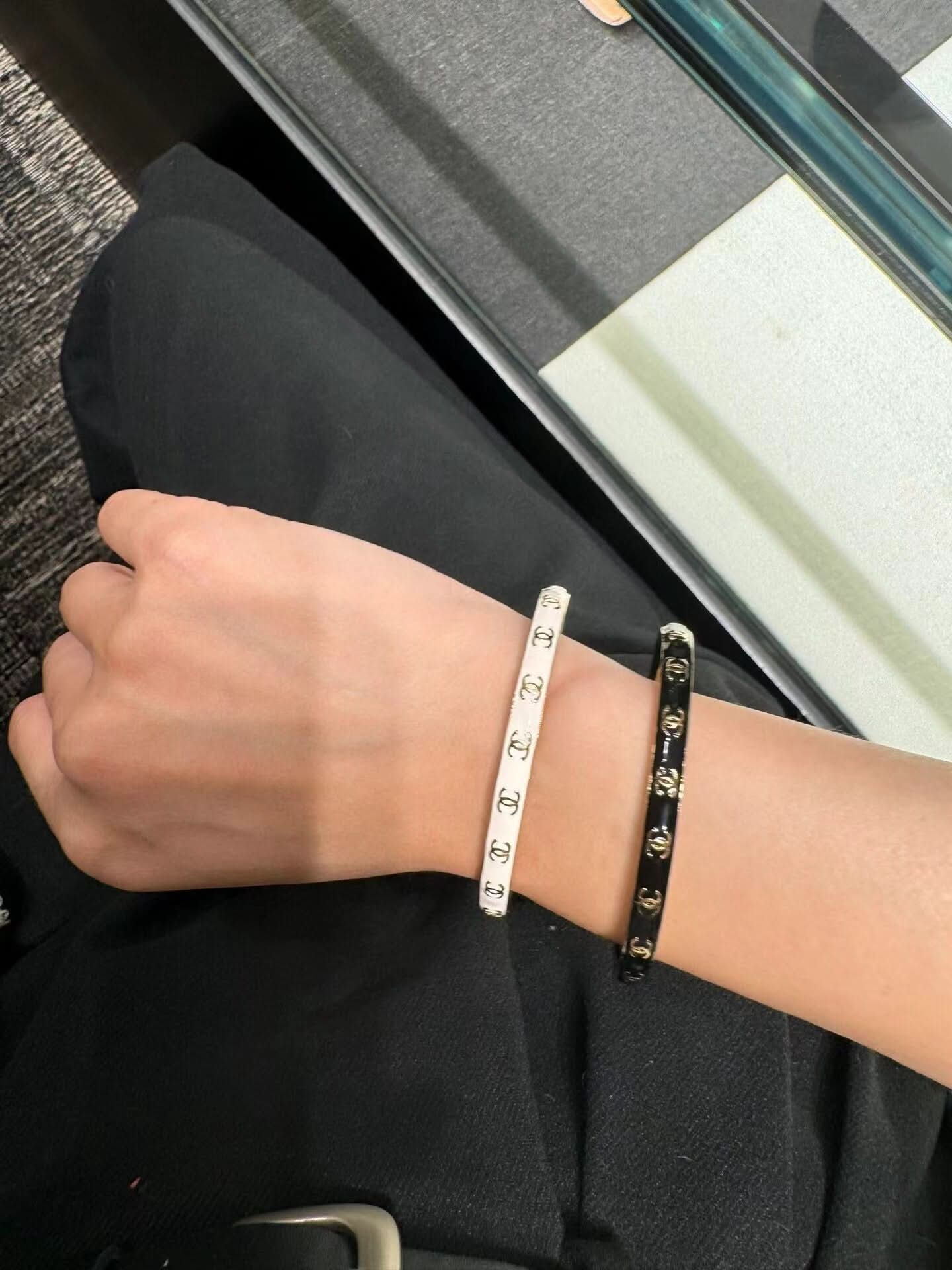 New thin logo bracelet