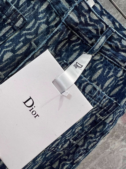 New style printed denim jeans