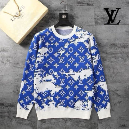 Crew-neck knit sheep sweater