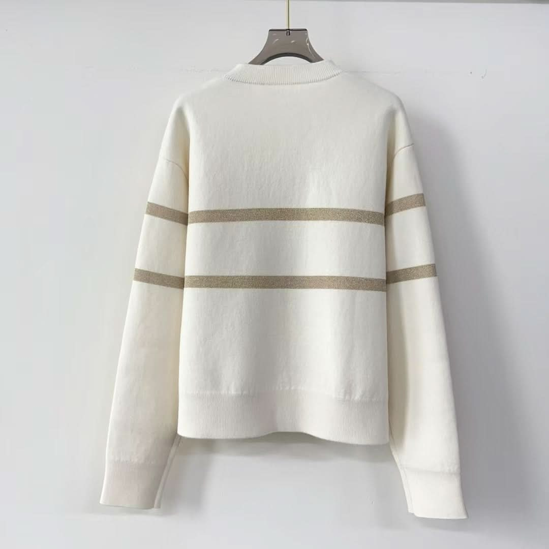 Jacquard Crewneck Sweater