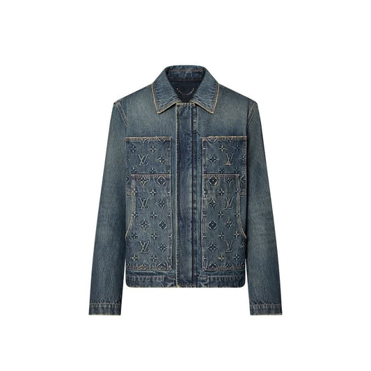 24SS joint jacquard denim jacket