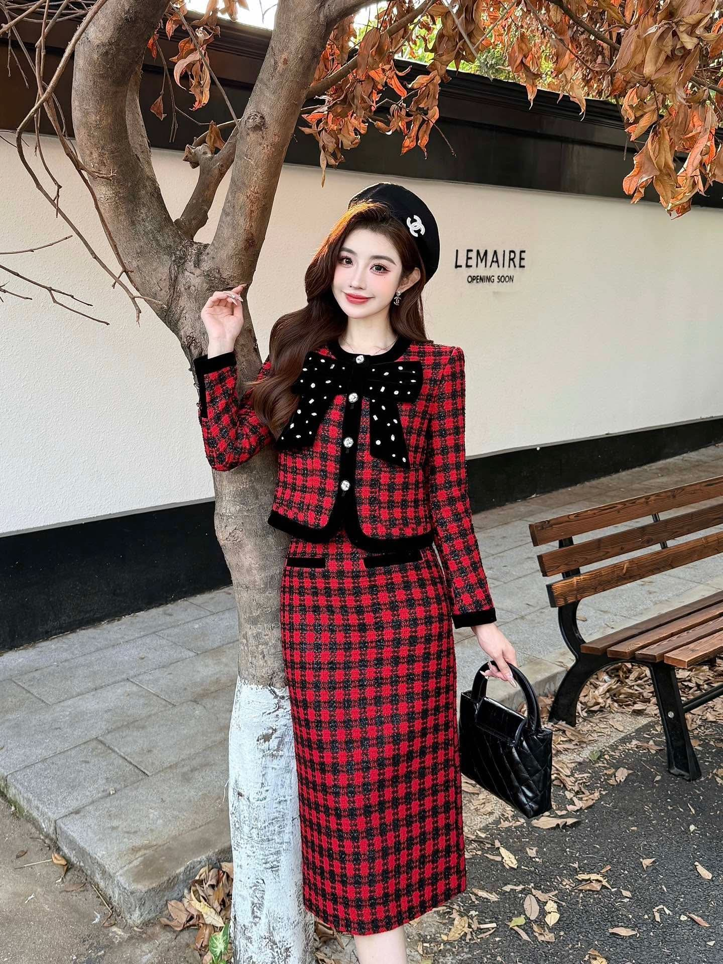 Chan*lai 25 Early Spring Jacket + Skirt Set (Bestseller) - Silhouette Atelier 