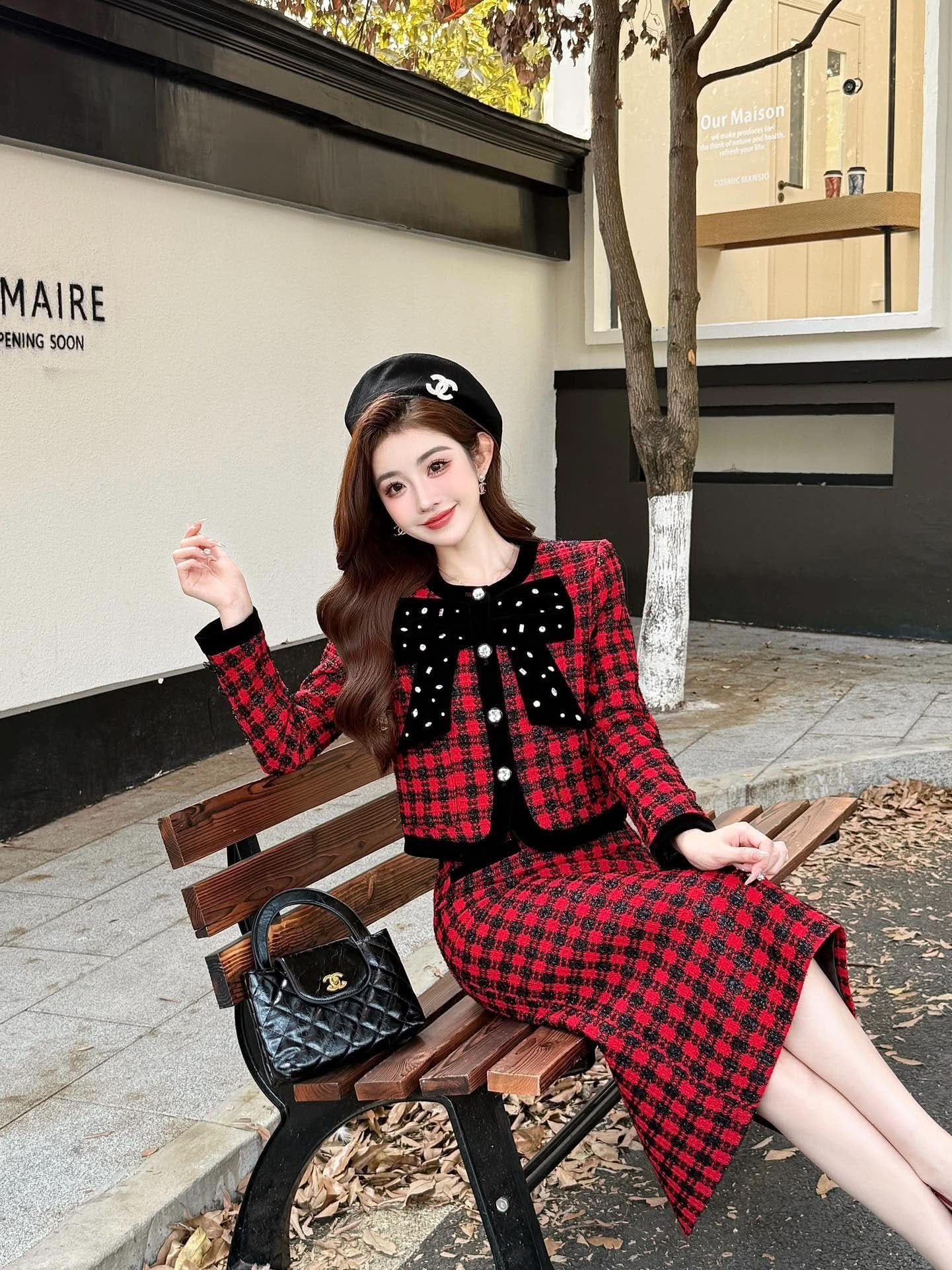 Chan*lai 25 Early Spring Jacket + Skirt Set (Bestseller) - Silhouette Atelier 