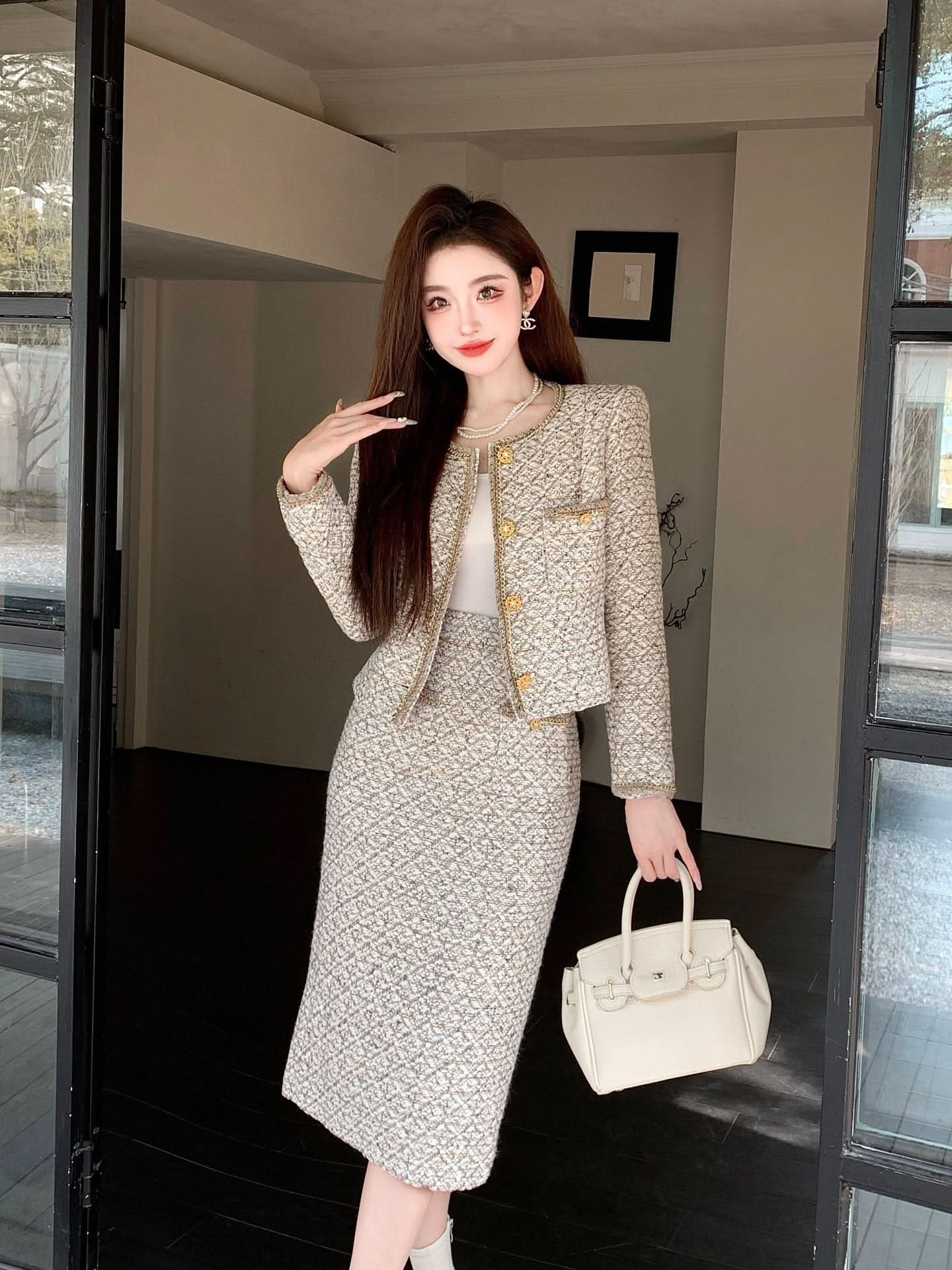 Chan*lai 25 Early Spring Jacket + Skirt Set (Bestseller) - Silhouette Atelier 