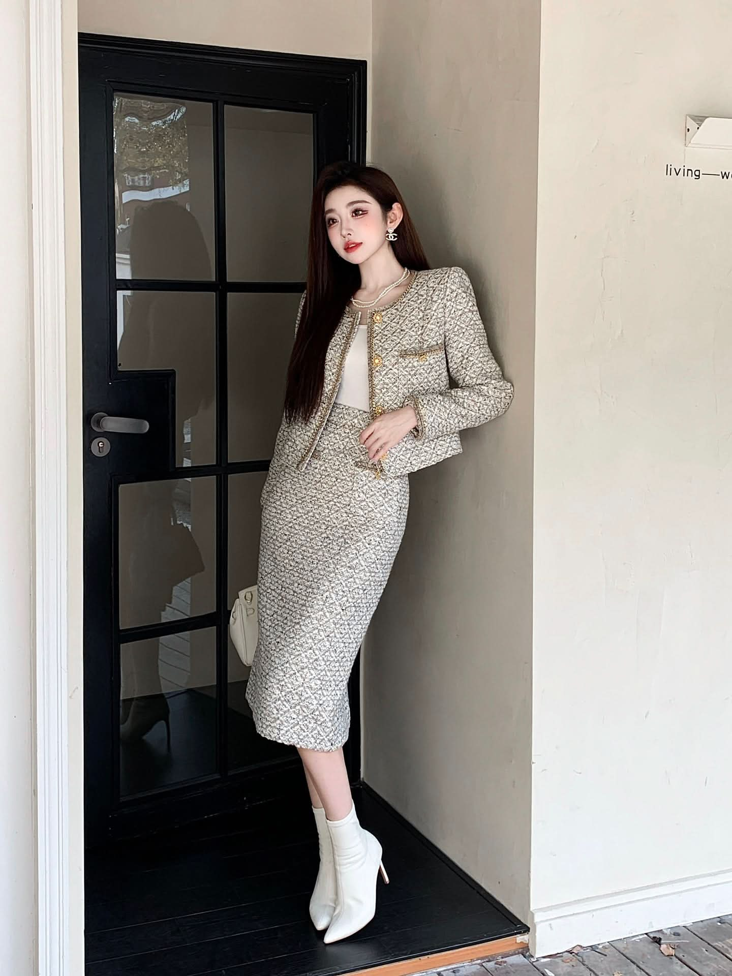 Chan*lai 25 Early Spring Jacket + Skirt Set (Bestseller) - Silhouette Atelier 