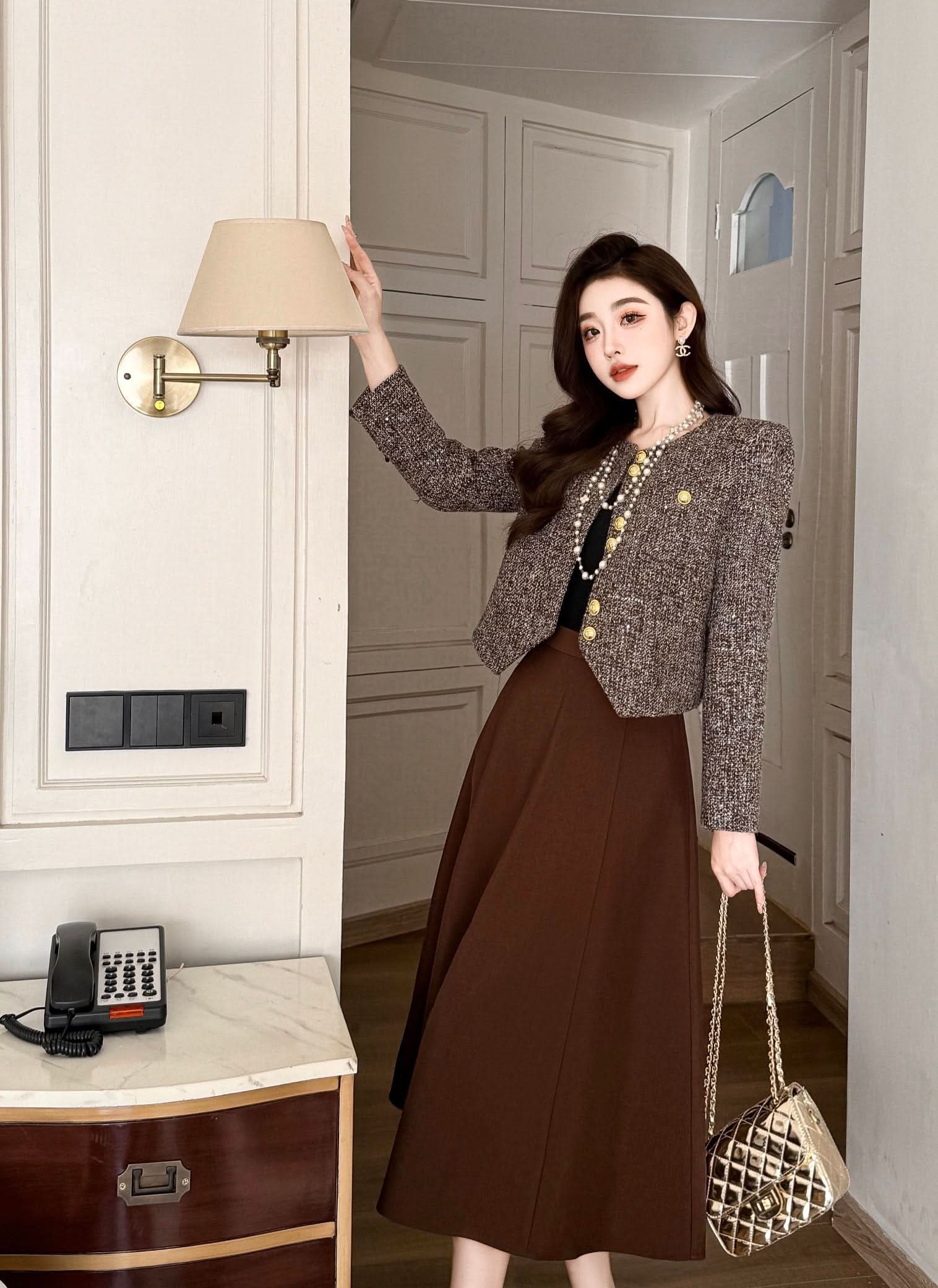 Chan*lai 25 Early Spring Jacket + Skirt Set (Bestseller) - Silhouette Atelier 