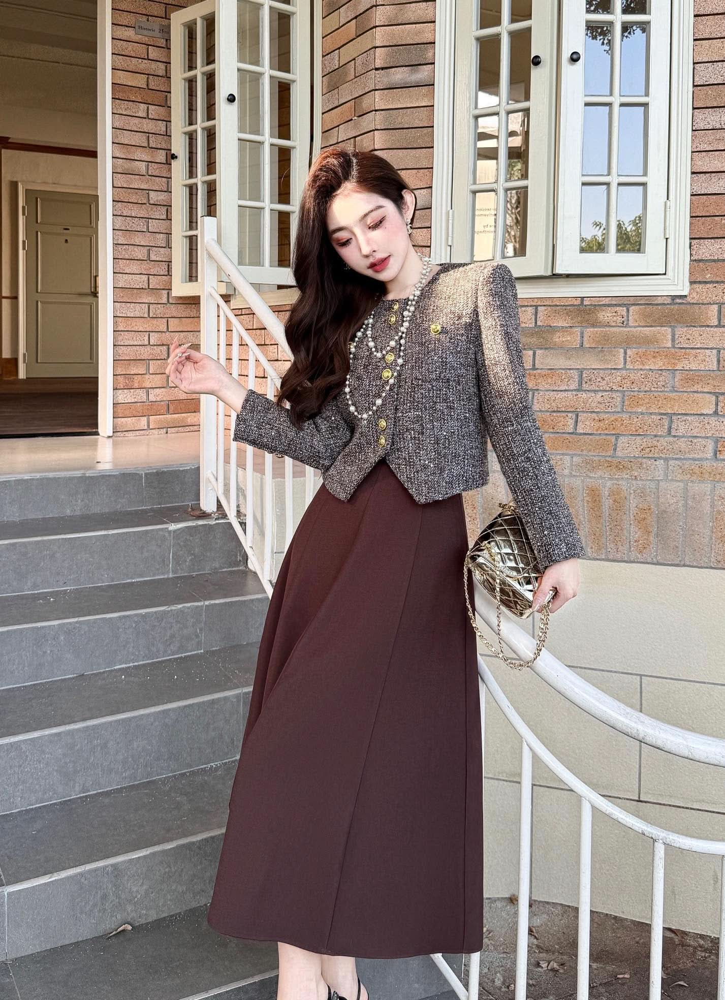 Chan*lai 25 Early Spring Jacket + Skirt Set (Bestseller) - Silhouette Atelier 