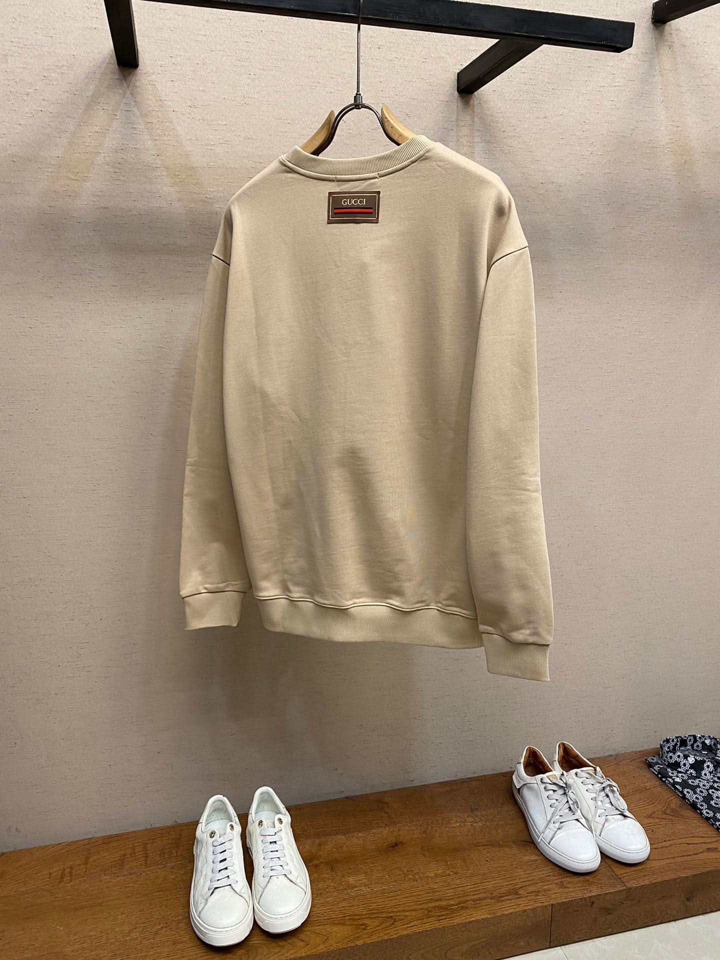 GUCC25 Early Spring Letter Embroidery Sweatshirt - Silhouette Atelier 