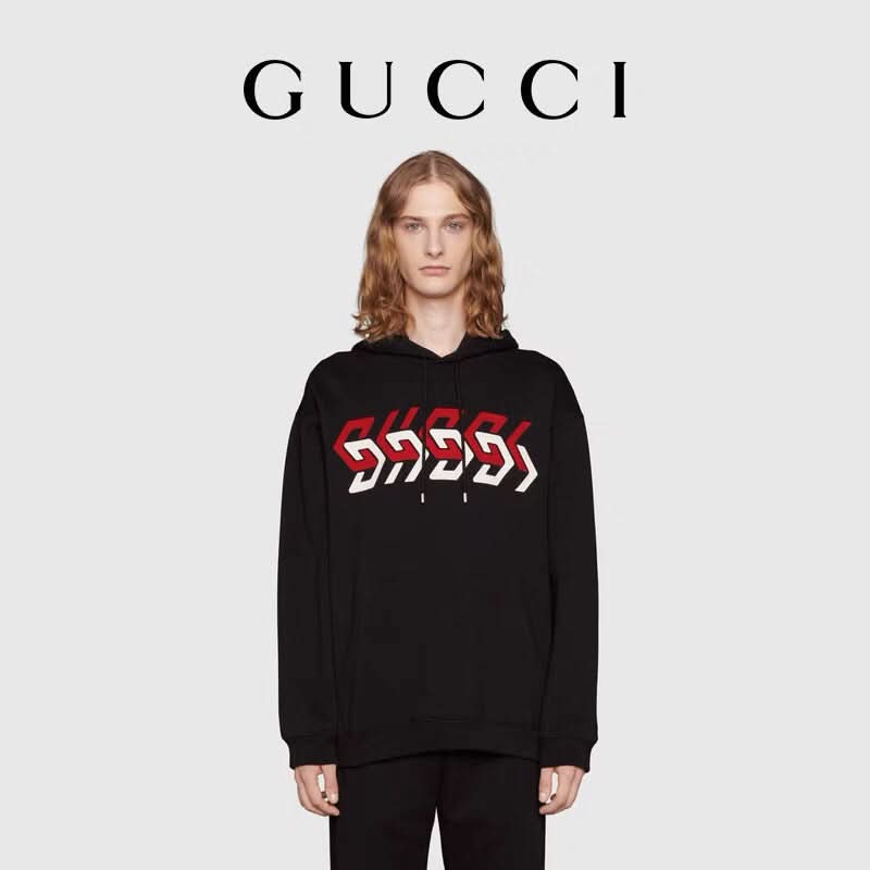 Gucc letter print sweatshirt - Silhouette Atelier 