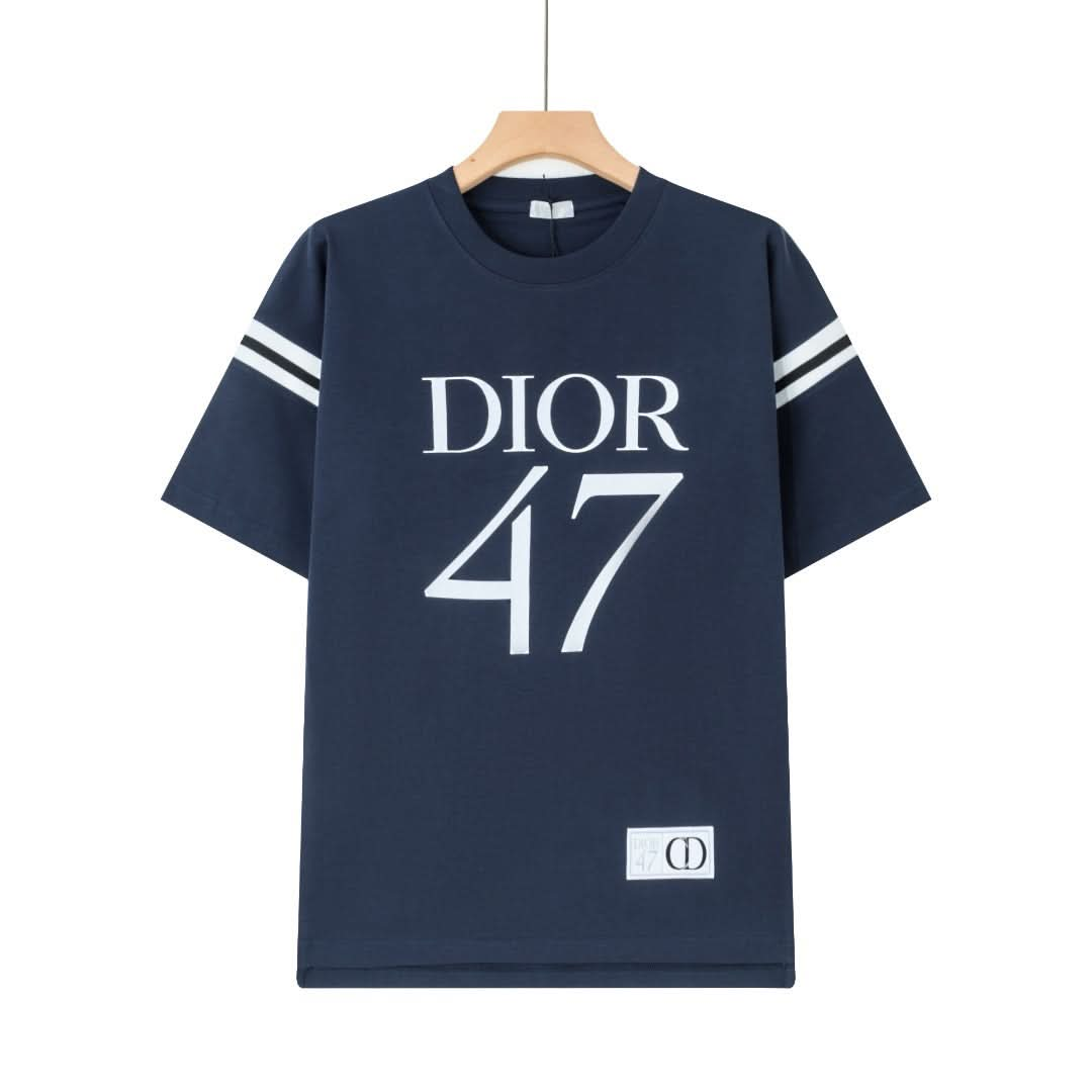 DIO Lettering embroidered crew neck T-shirt - Silhouette Atelier 