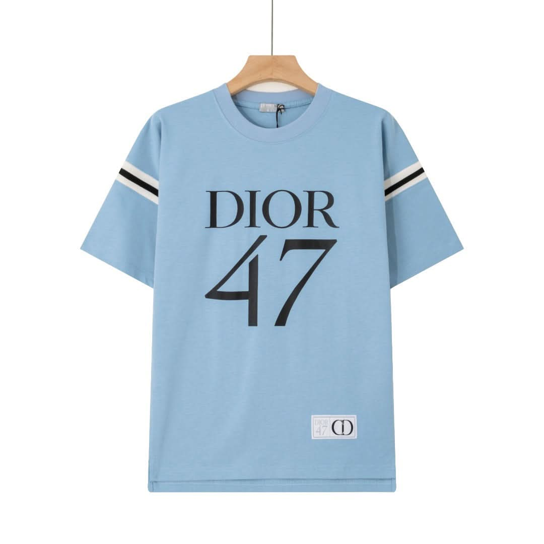 DIO Lettering embroidered crew neck T-shirt - Silhouette Atelier 