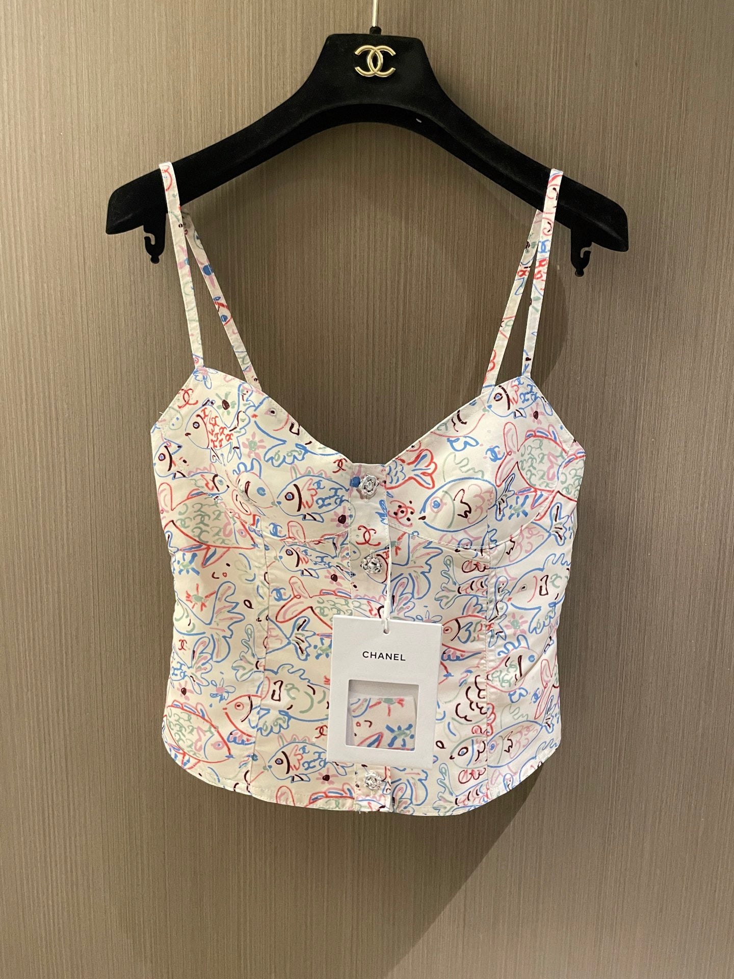 Graffiti Strap Top