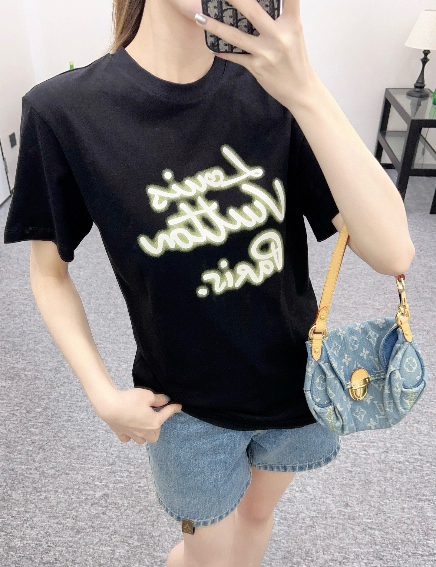 25ss new original cotton material breathable, comfortable and fashionable T-shirt