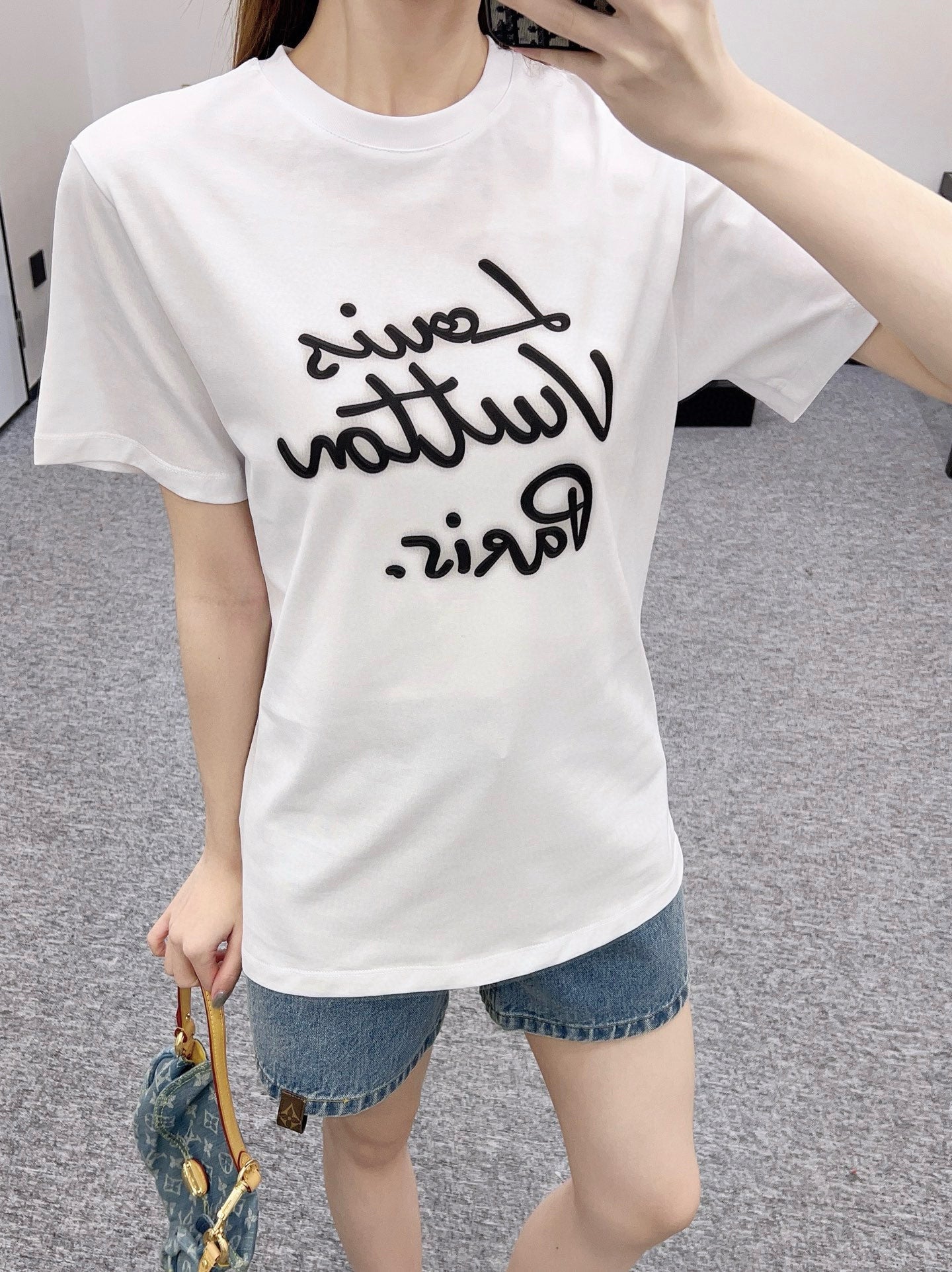 25ss new original cotton material breathable, comfortable and fashionable T-shirt