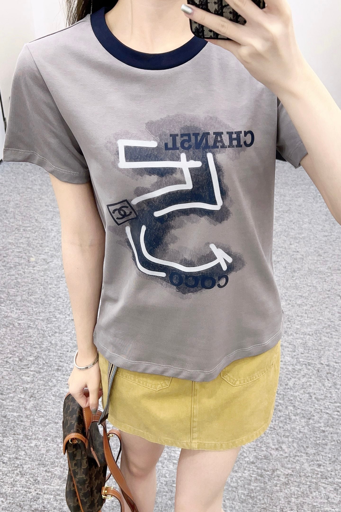 25ss new original cotton material breathable, comfortable and fashionable T-shirt