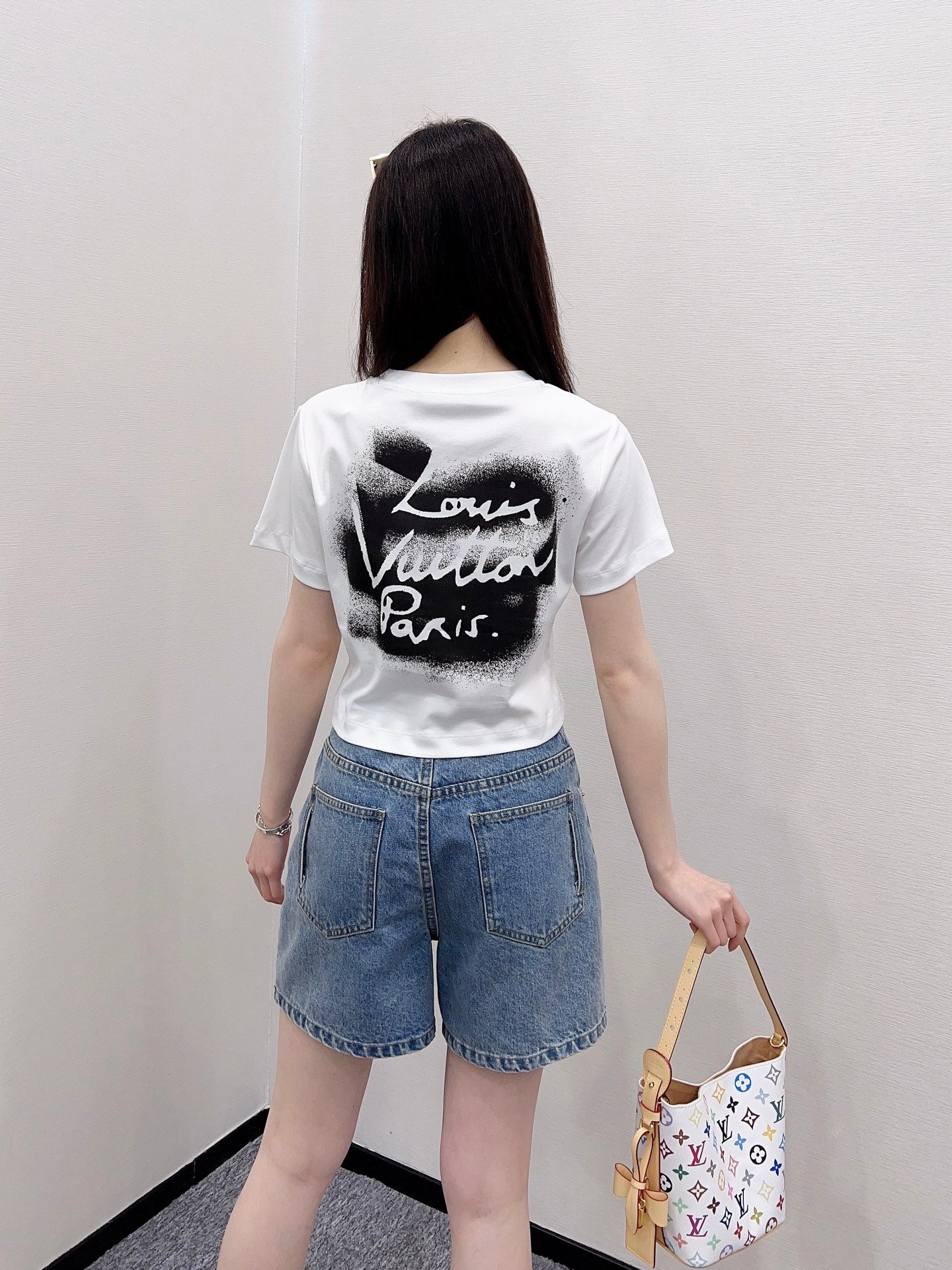 25ss new original cotton material fashionable short T-shirt