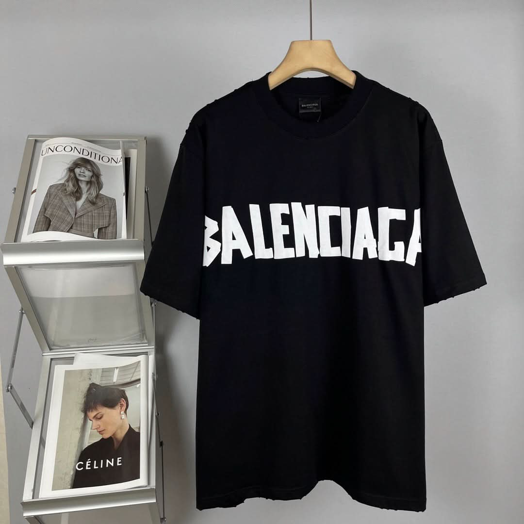 Balenciag Letter Print T-shirt