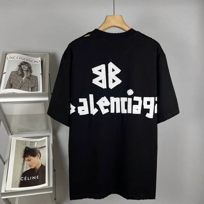 Balenciag Letter Print T-shirt