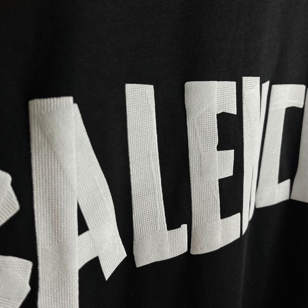 Balenciag Letter Print T-shirt