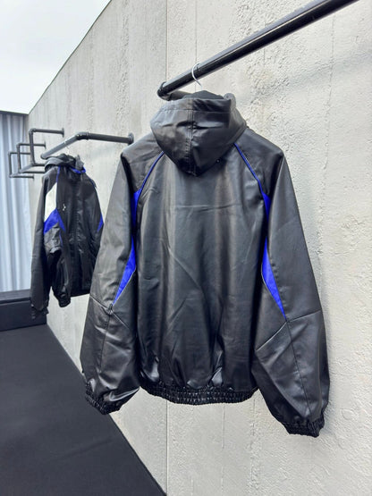 Balenciag Leather Hoodie