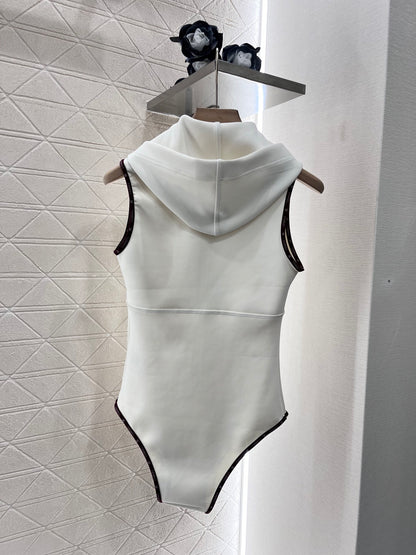 One-piece vest swimsuit