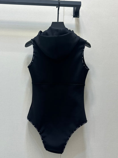 One-piece vest swimsuit