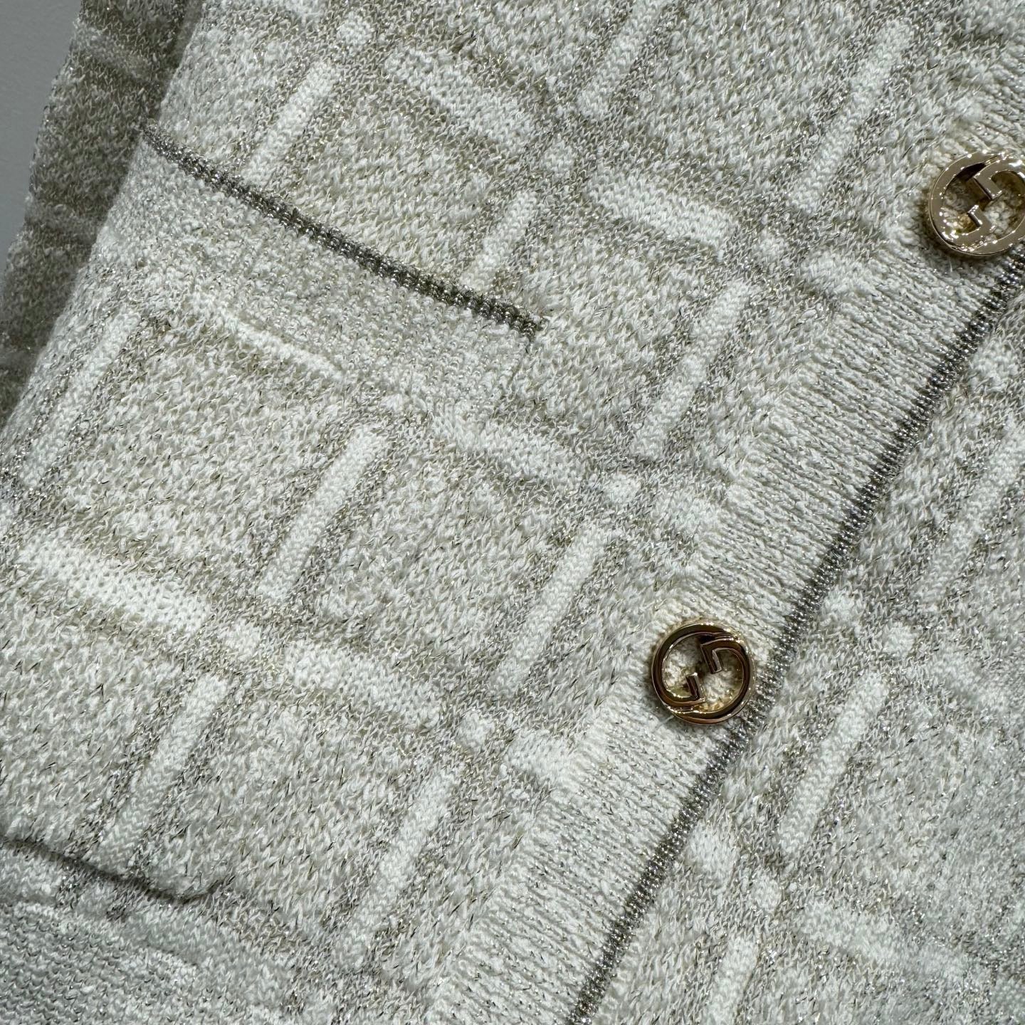 Gold wool cardigan