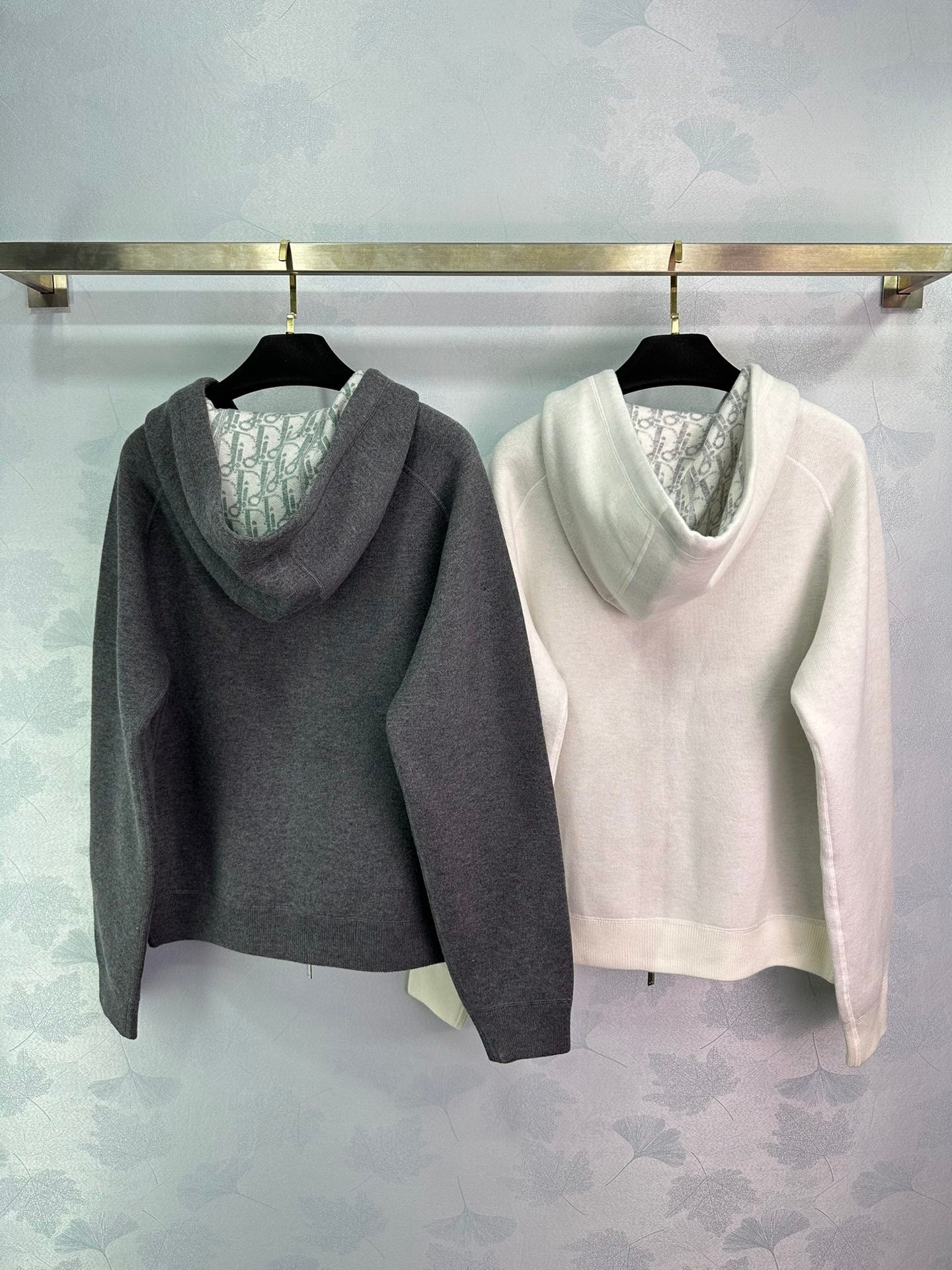 Double-faced cashmere knitted jacket