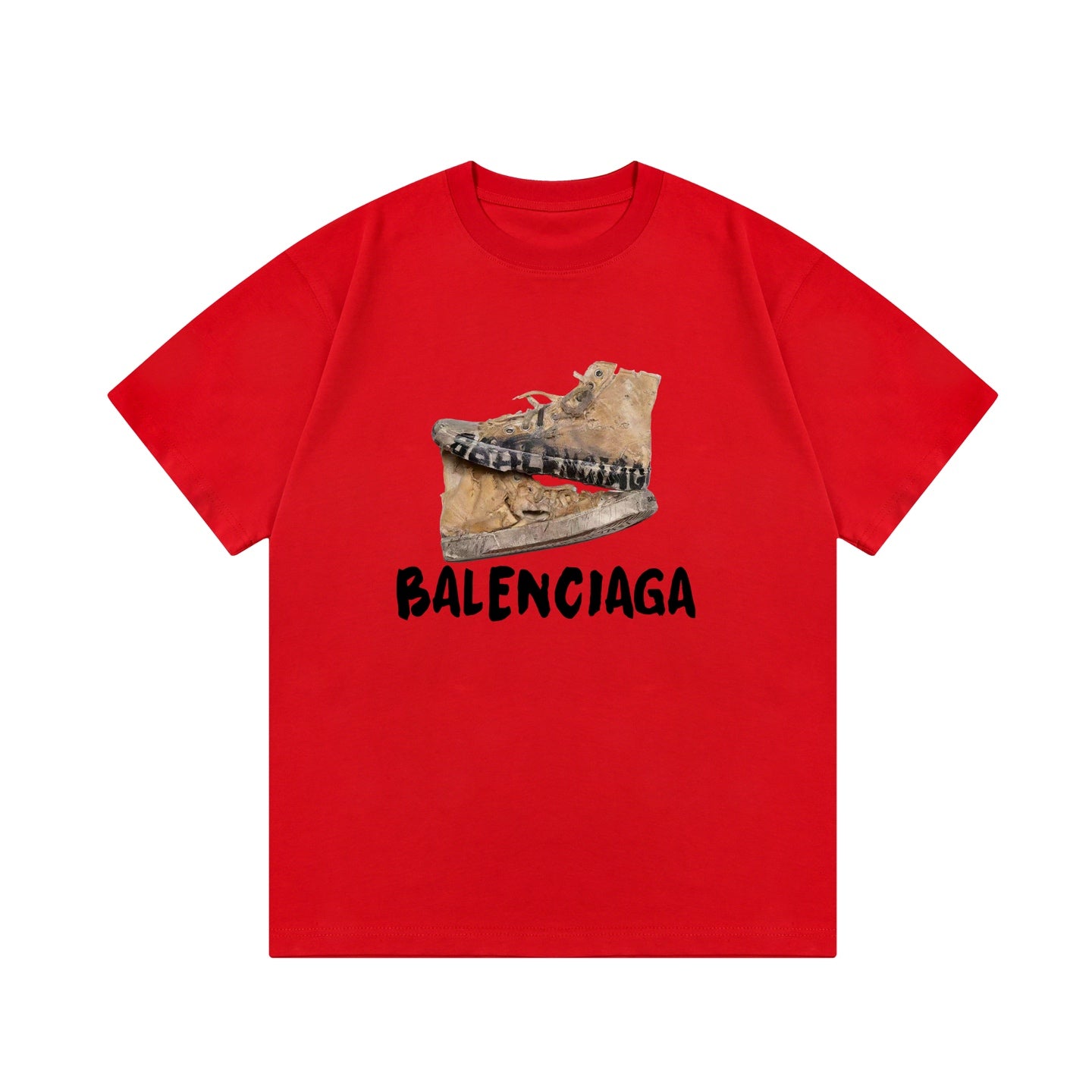 Balenciaga-Old Shoes Letter Print