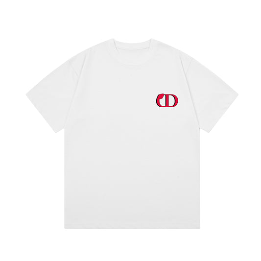 DIR-letter number printed T-shirt