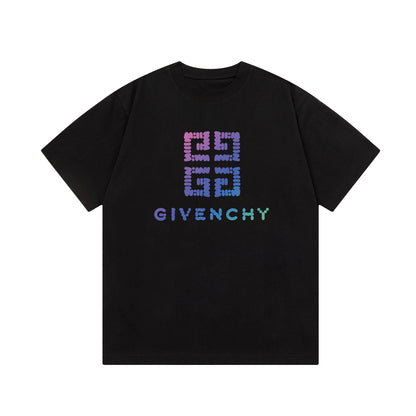 Givench-gradient direct injection letter print T-shirt