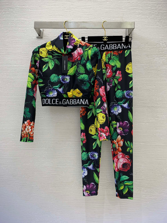 25SS Vibrant Floral Swim Set in Luxe Stretch