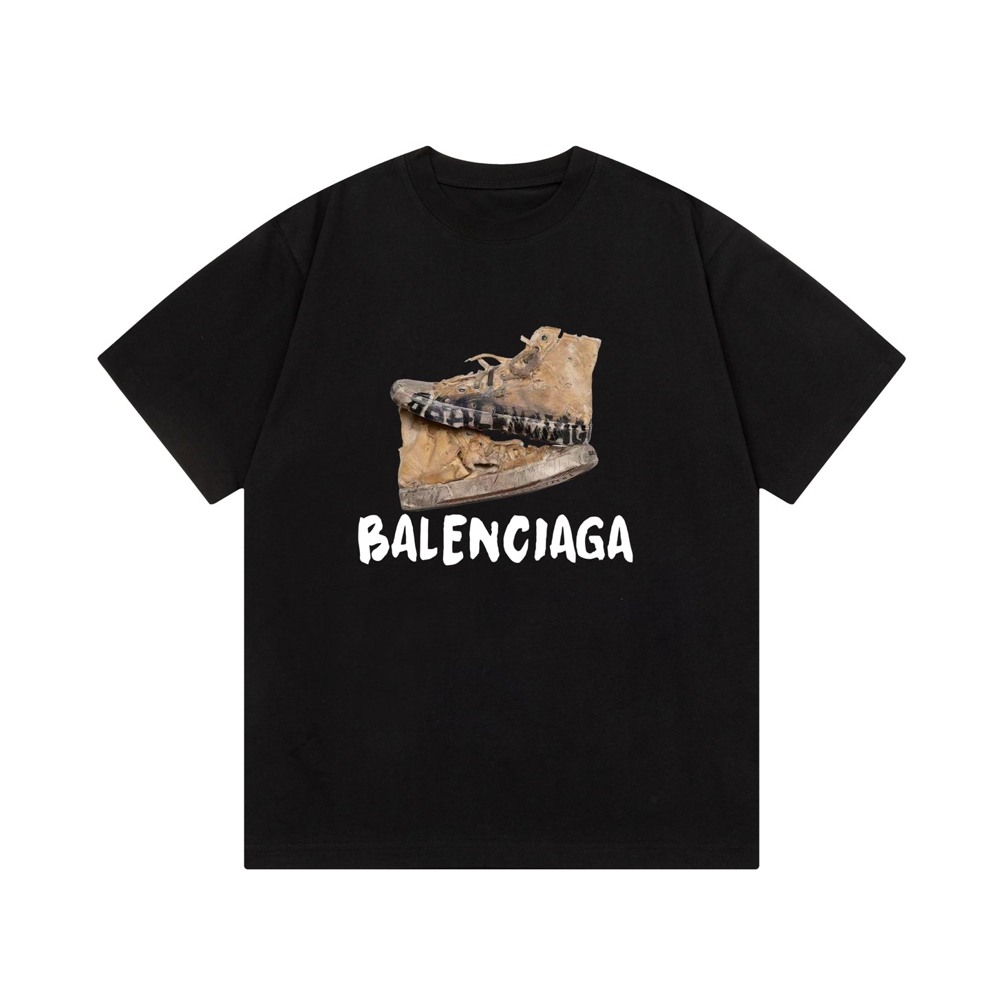 Balenciaga-Old Shoes Letter Print