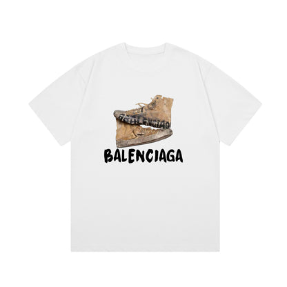 Balenciaga-Old Shoes Letter Print