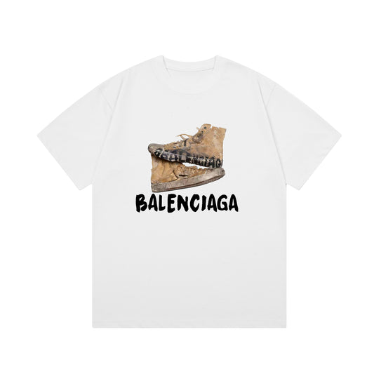 Balenciaga-Old Shoes Letter Print