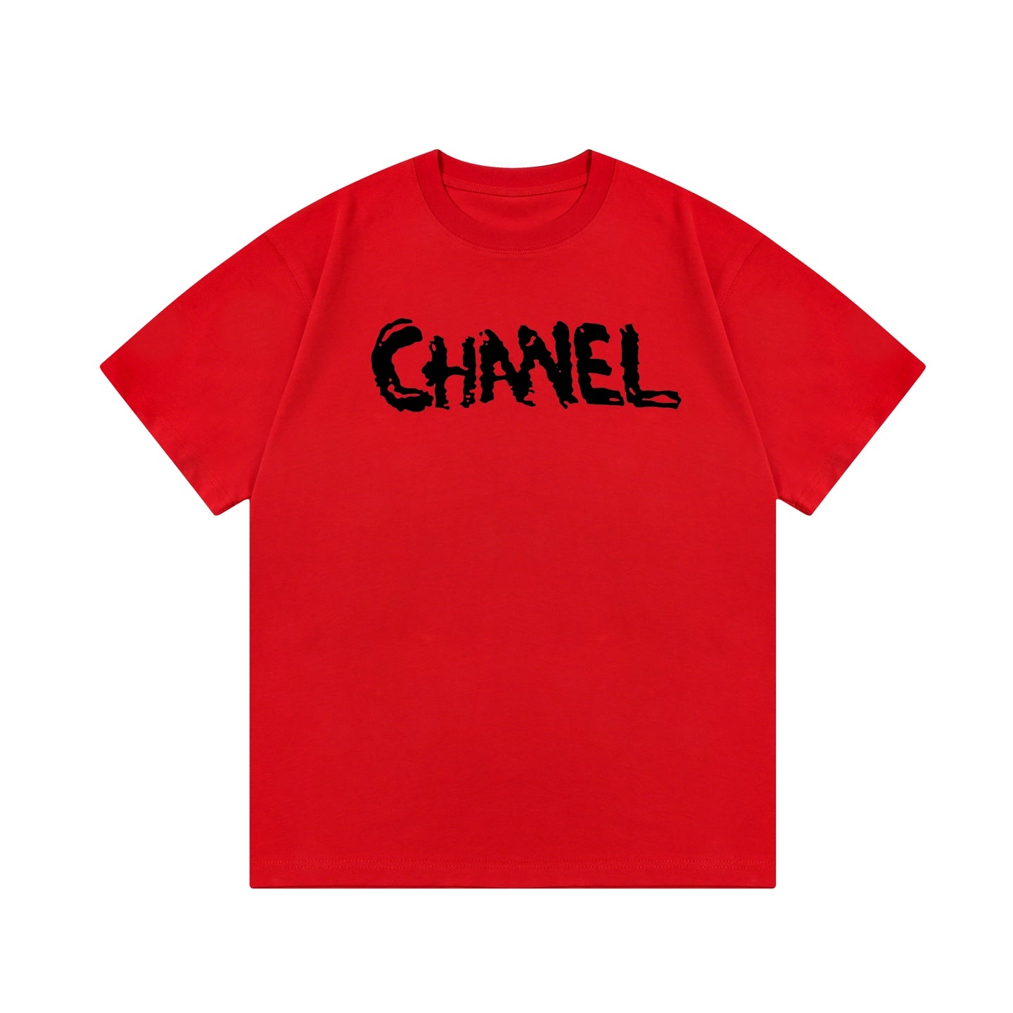 CHANE- Graffiti lettering direct-injection printed T-shirt