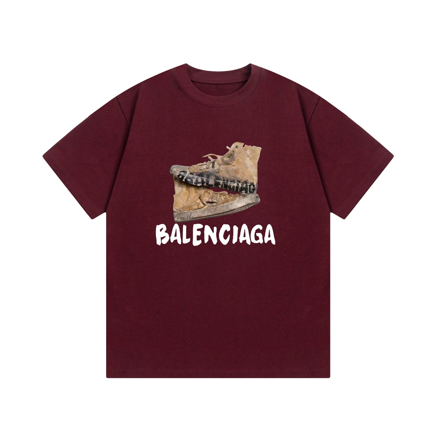 Balenciaga-Old Shoes Letter Print