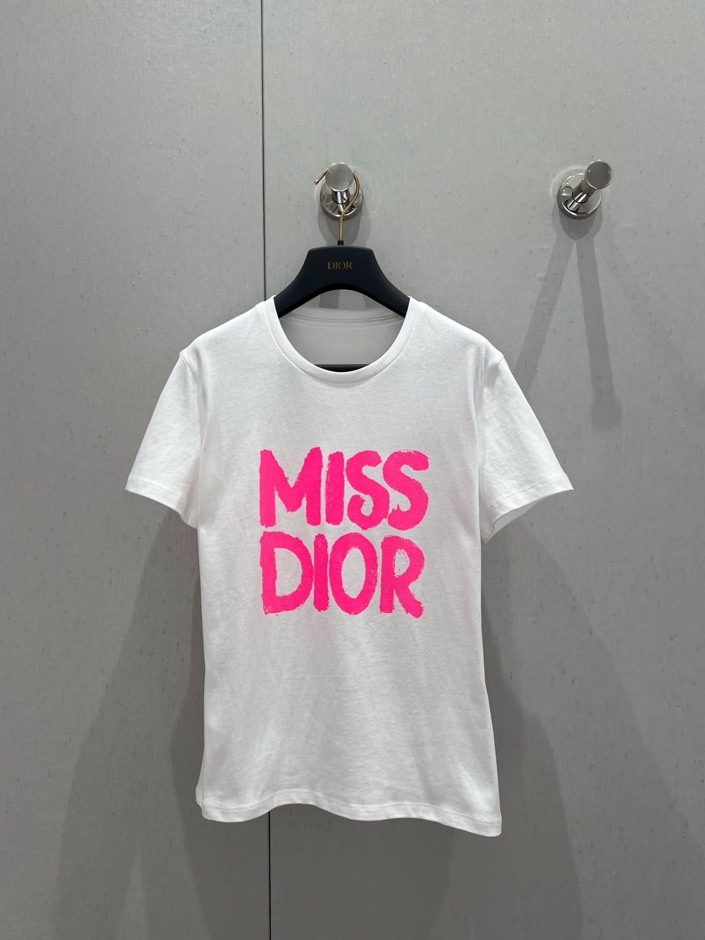 DIO-Lettering print T-shirt-YY - Silhouette Atelier 