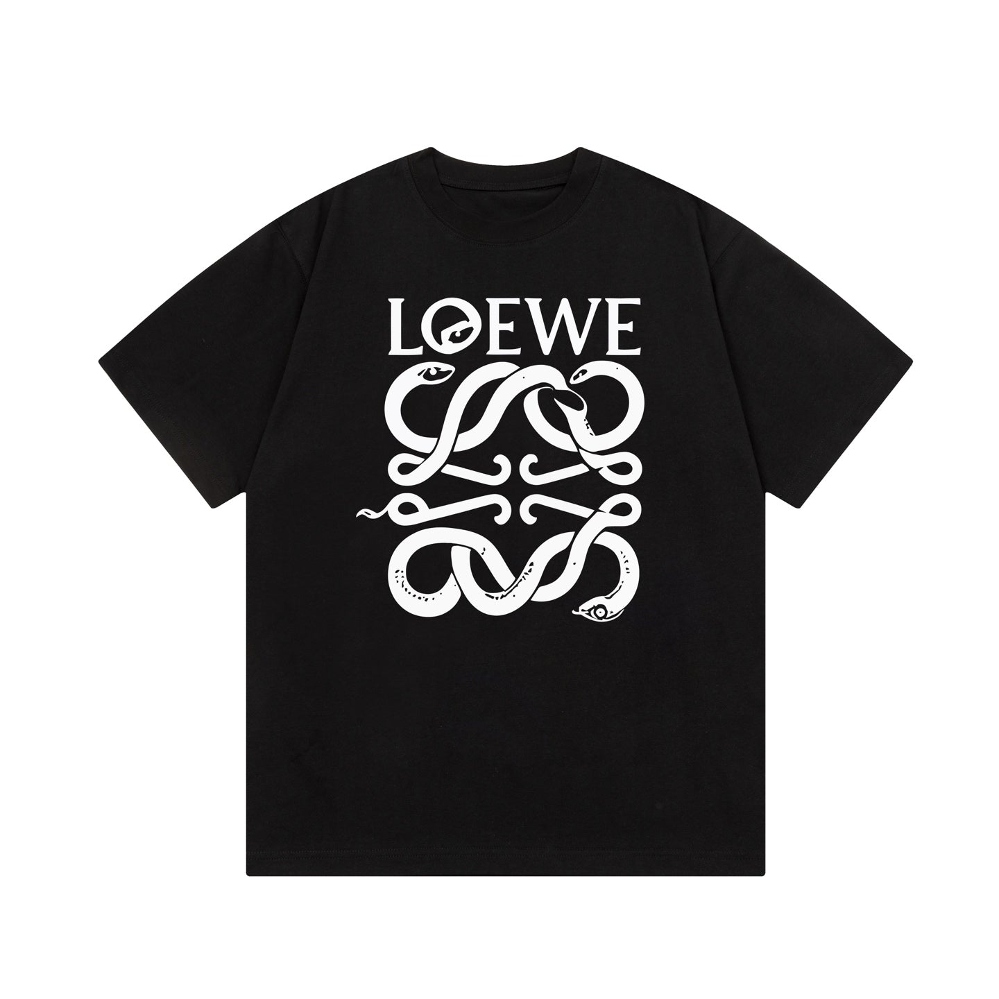 Loewe-Nine-grid direct-injection printed T-shirt