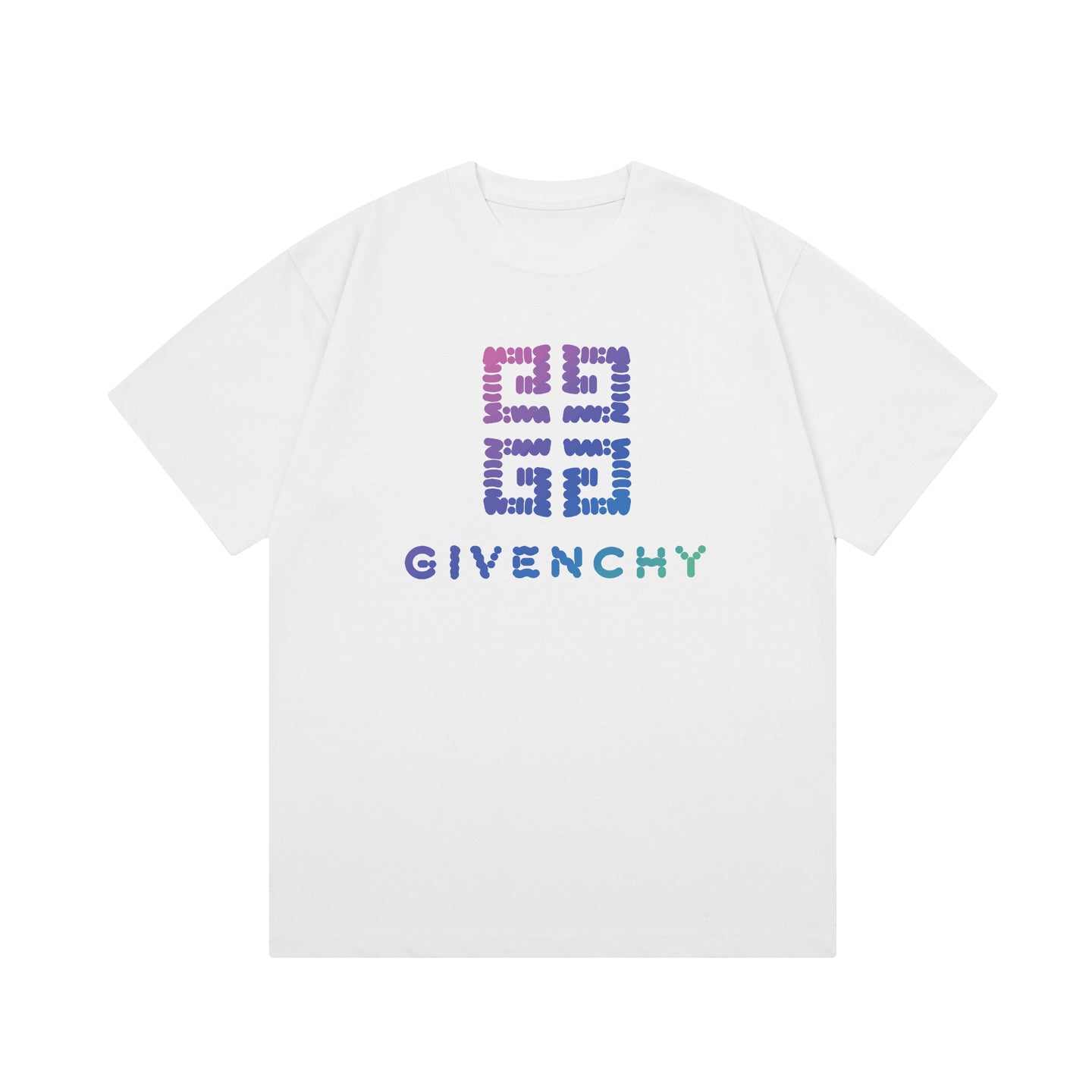 Givench-gradient direct injection letter print T-shirt