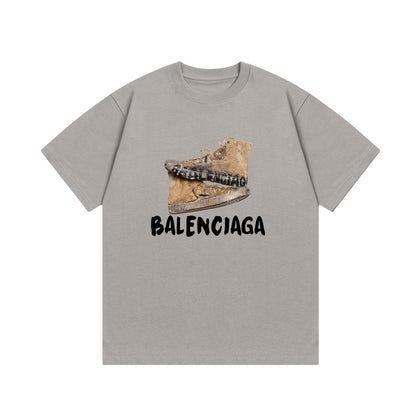 Balenciaga-Old Shoes Letter Print