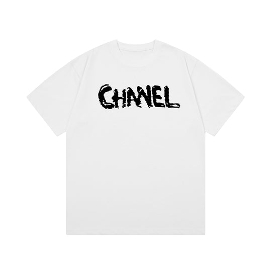 CHANE- Graffiti lettering direct-injection printed T-shirt