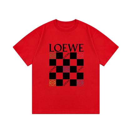 Loewe-Nine-grid direct-injection printed T-shirt