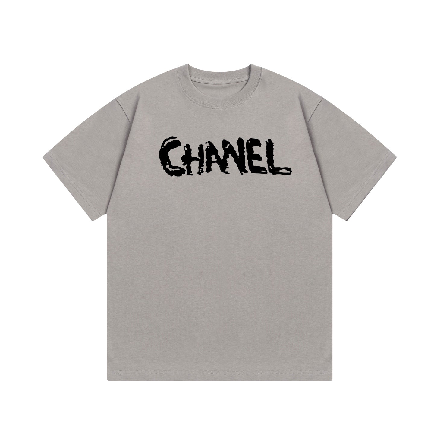 CHANE- Graffiti lettering direct-injection printed T-shirt