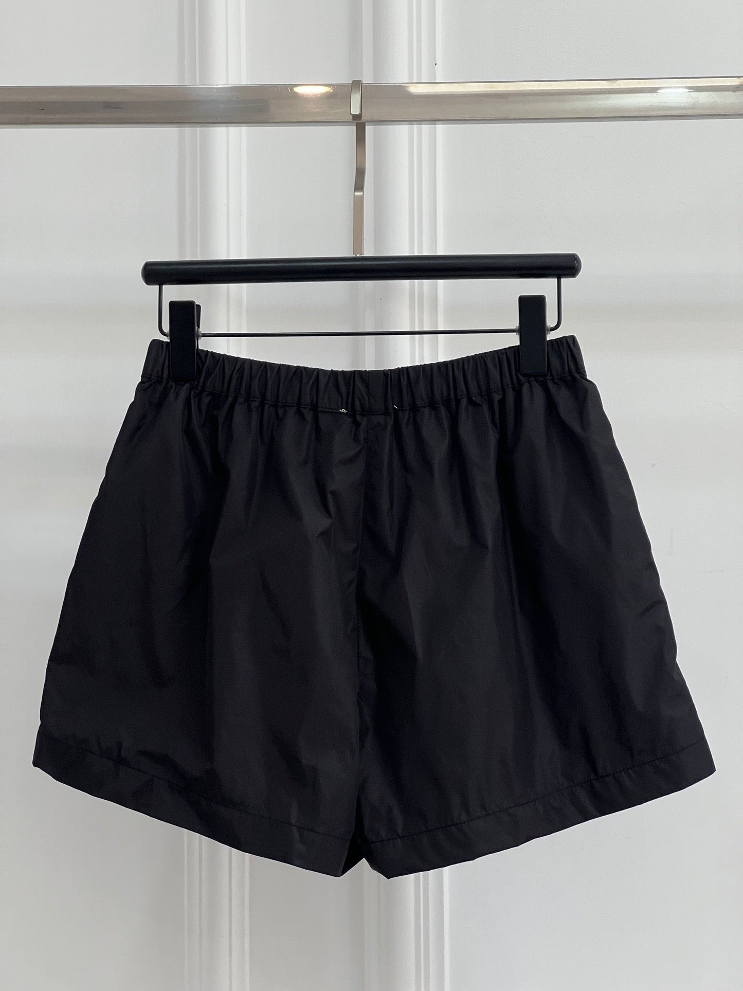 25SS Sleek Nylon Drawstring Shorts: Elite Letter Style