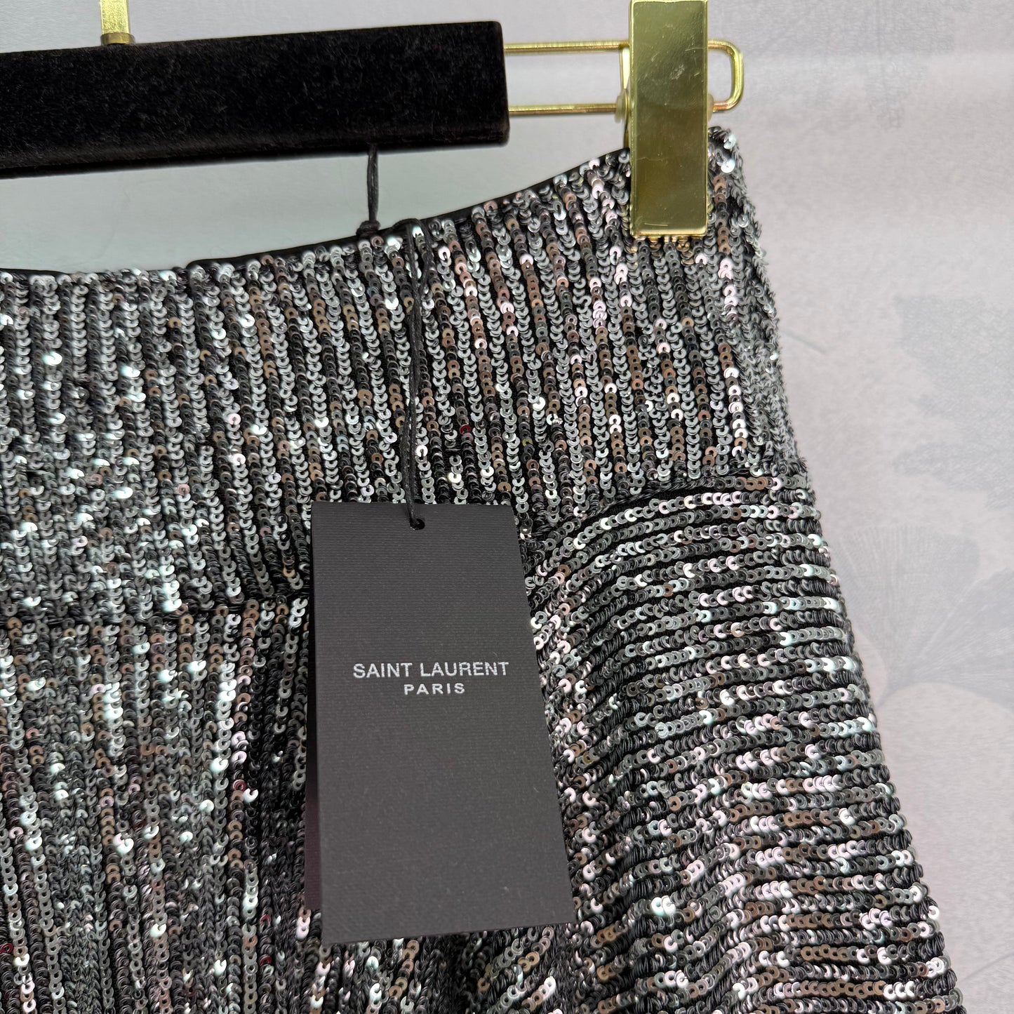 Saint Laurent - Sequined skirt