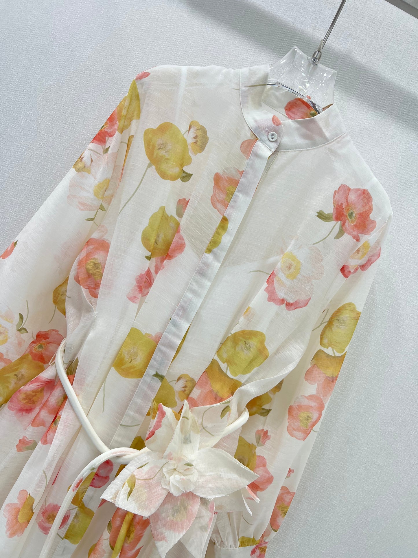 Palace style fashionable tulip 🌷flower print dress