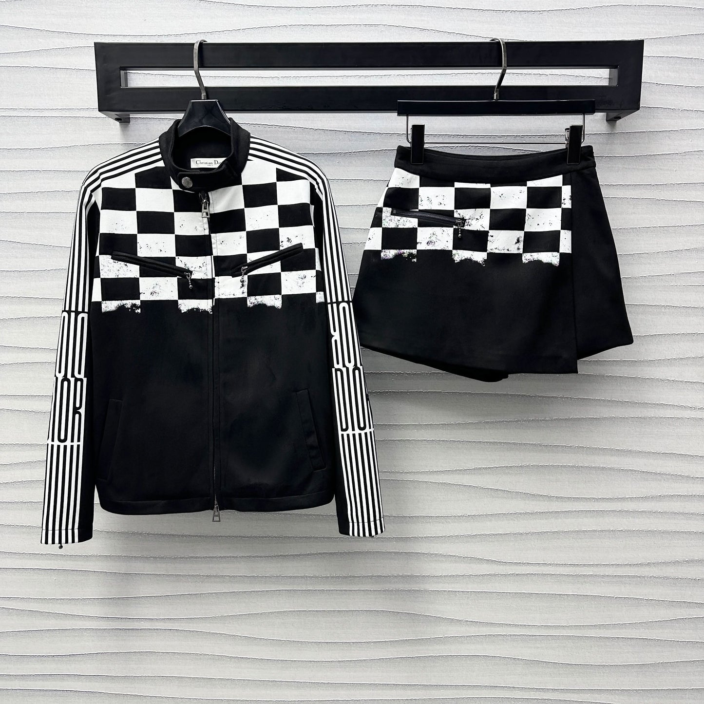 DIO-Plaid Jacket and Culottes Set - Silhouette Atelier 