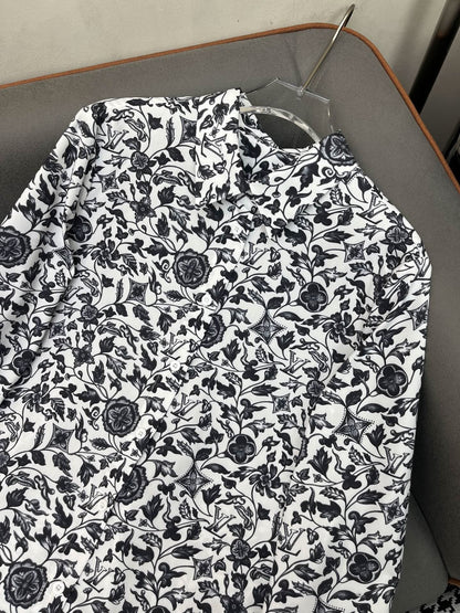 Louis-Louis-Floral pattern shirt - Silhouette Atelier 