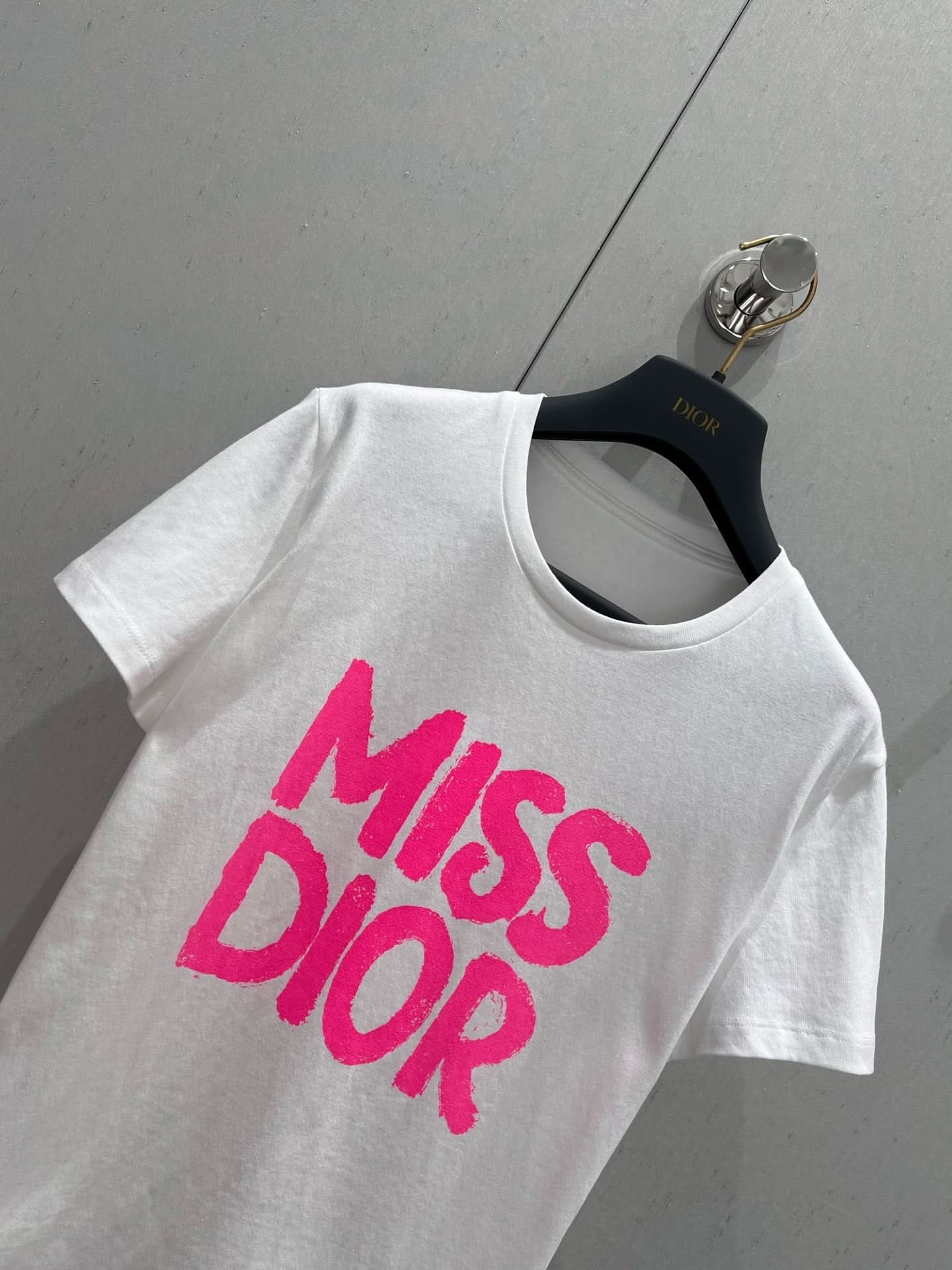 DIO-Lettering print T-shirt-YY - Silhouette Atelier 